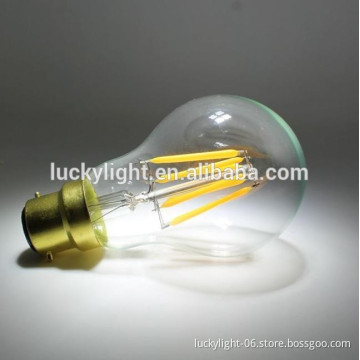 Factory supply A60 led bulb filament light 6.5W CE RoHS compliant